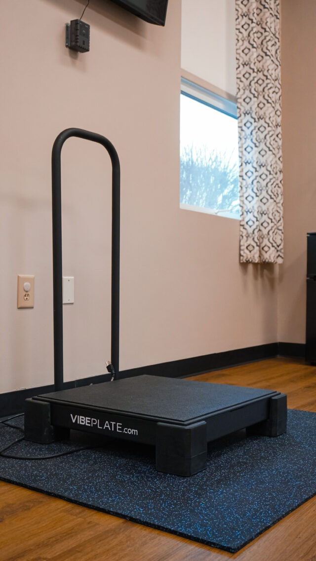 Vibeplate used in full body vibration therapy